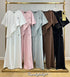 Casual Half Sleeves Pullover With Loose Trousers sets